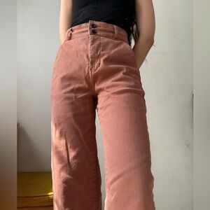 Everlane Women's Wide Leg Pants in Rust